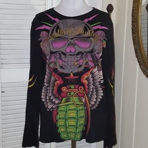 Christian Adigier size L long sleeve T
